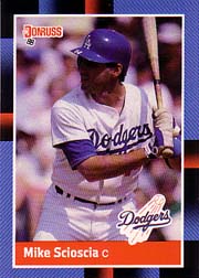 1988 Donruss Baseball Cards    106     Mike Scioscia